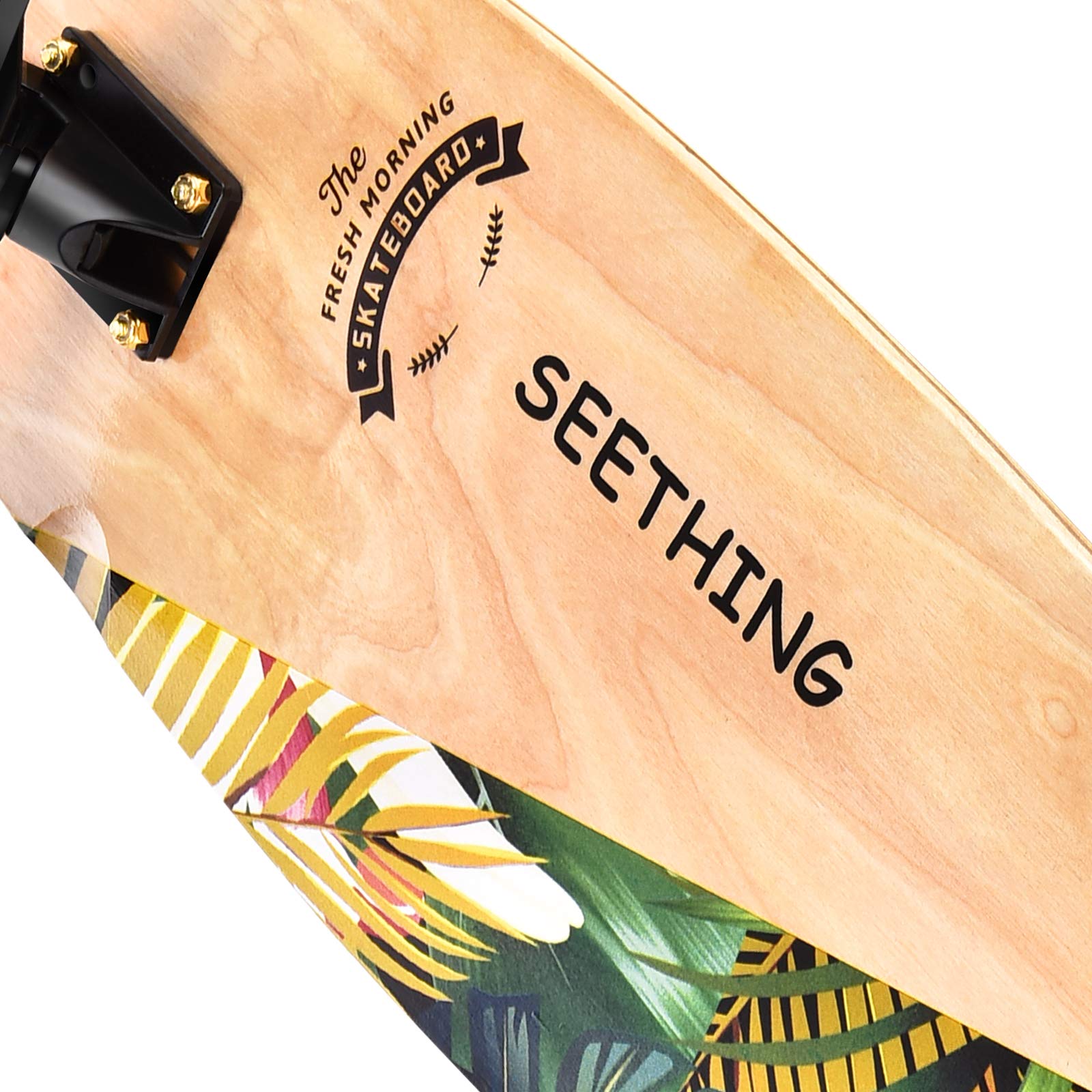 Amazon.co.jp: seething 42インチ ロングボード スケートボード